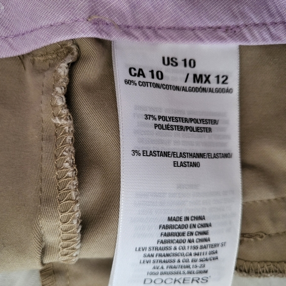 DOCKERS BERMUDAS  EUC SIZE 10 - Picture 4 of 4